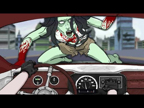 ПРОКАЧЕННАЯ МАШИНА ПРОТИВ ЗОМБИ ➲ ВЫНОС МОЗГА ➲ Road of the dead