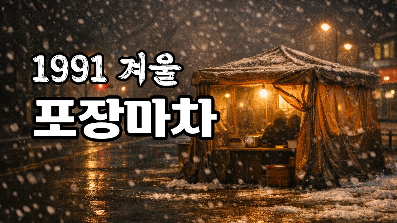 1991년 겨울 밤의 포장마차는 어땠을까?