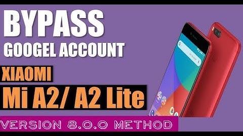 Mi A2 frp unlock Gmail id Bypass | MI-A2 Android One Oreo 8.1