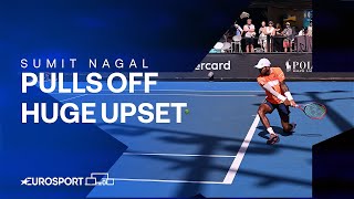 🇮🇳 Indian qualifier Sumit Nagal STUNS Alexander Bublik to notch maiden Australian Open victory 😳