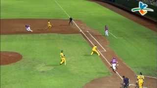 20130818 CPBL 犀牛vs象 7上 恰恰守備失誤 兄弟再失一分 3:1