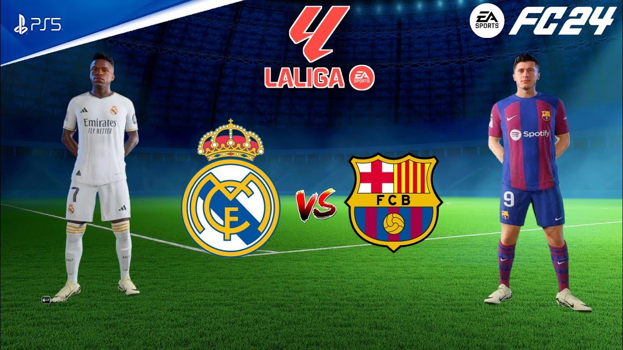 FC 24 - Real Madrid vs Barcelona | La Liga 23/24 Full Match | PS5 ...