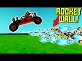 We Try to Jump Cars Over Deadly Walls of Rockets! - Scrap Mechanic Multiplayer Monday