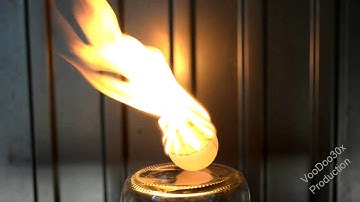 Ping Pong Ball On Fire - Incredibly Flammable