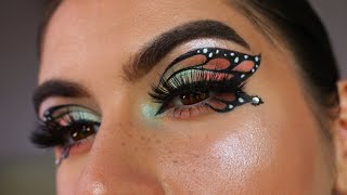 BUTTERFLY EYESHADOW MAKEUP LOOK💕🦋