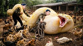 72 Hours Giant Python Attacks Chicken Farm – Brave Girl Uses High-Tech Detector to Hunt & Capture It