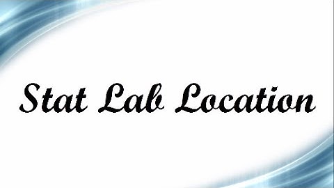 Stat Lab Location
