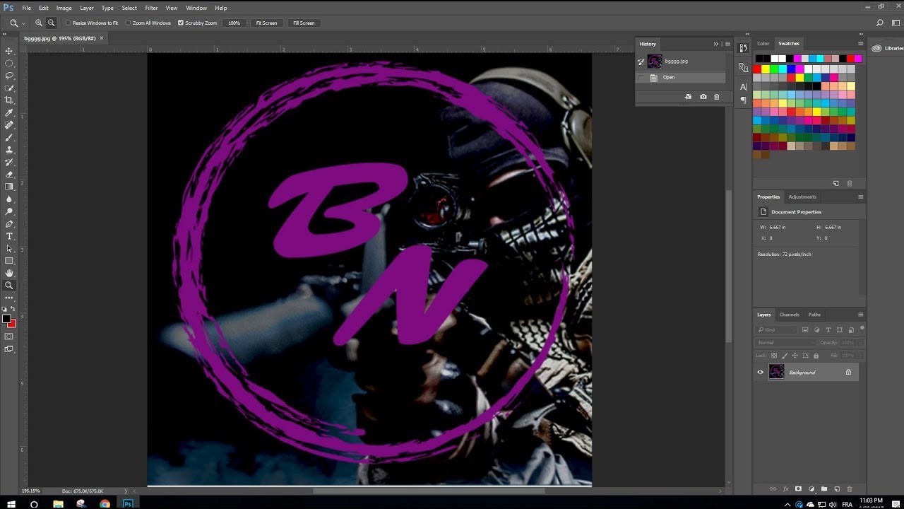 Create Logo With Photoshop - YouTube
