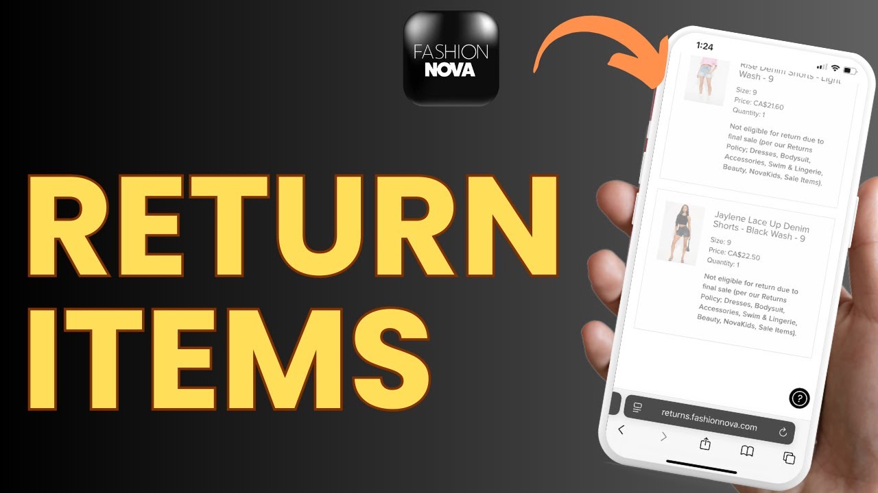 How to Return Items to Fashion Nova | Refund Process - YouTube