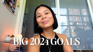 MY 2024 GOALS | personal, finance, health, youtube & small business