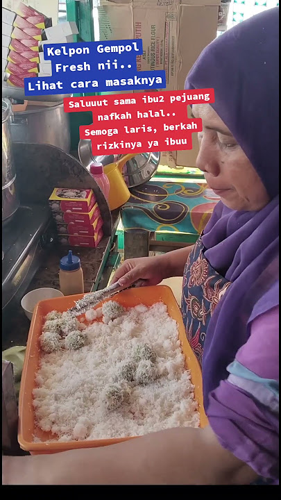 Kelpon Gempol niii.. #ibupejuangnafkah #perempuanhebat #gempolpasuruan