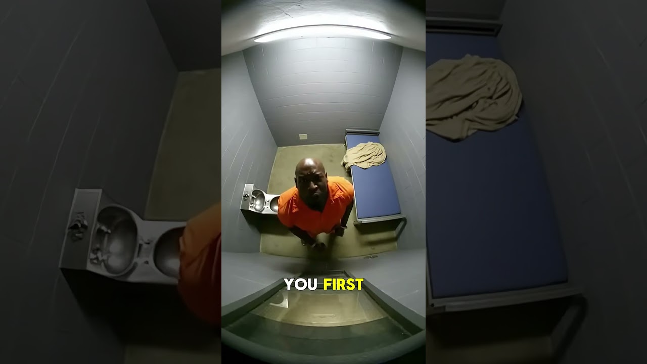 Terrifying Prisoner Rants at CCTV Camera in Solitary Confinement | Prison Cell Footage