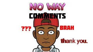 Reading Comments for the first time on the channel