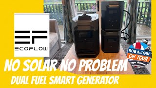 NO SOLARNO PROBLEM The ECOFLOW DUAL FUEL GENERATOR And Delta Max plus Expandable Battery