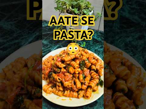 Bache Aate Se Banaya Desi Pasta – Koi Waste Nahi🍜😋 #food #shorts #ytshorts #youtubeshorts