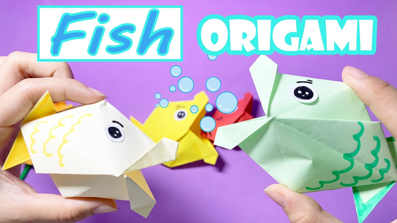 Origami Fish | Paper Fish | Easy Fish Toy - YouTube