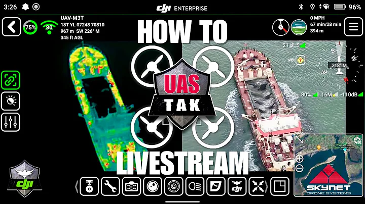 How to LIVESTREAM VIDEO from a DRONE to ATAK UAS Plugin Tool