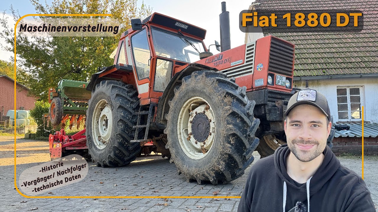 Der beste Traktor Europas? Vorstellung FIAT 1880 DT - Alle Daten + Historie