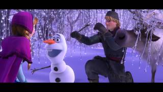 Frozen movie clip -- meet Olaf the Snowman