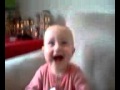 Baby laughing hysterically at ripping paper  the prequel