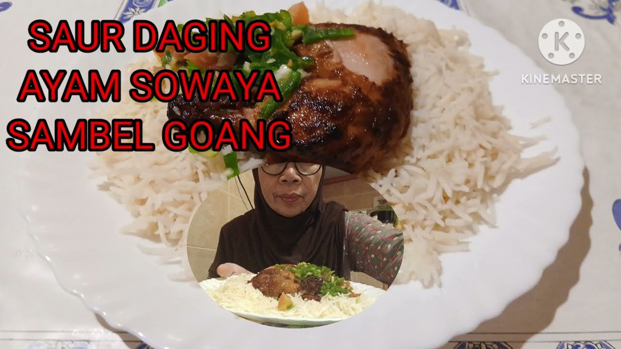 🍽SAHUR SEDERHANA‼️NASI PUTIH AYAM SOWAYA SAMBEL GOANG CABE IJO NIKMAT NYA ⁉️