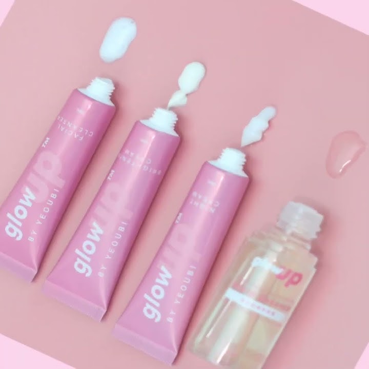 Omg! Glow up Premium Skincare Set No Tiis Ganda