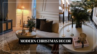 CHRISTMAS HOLIDAYS MAKEOVER | DECORATE WITH ME 2023 | MODERN MINIMAL HOME DECOR