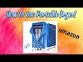 HOW TO USE MANATEE PORTABLE DRYER THAT HEATS UP!!