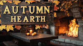 Autumn Hearth 🍂 Cozy Celtic Folk Music by the Fireplace – Relaxing Medieval Tavern Ambience