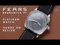 Fears Brunswick Platinum (Pre Production Model) Hands On Watch Review with Nicholas Bowman-Scargill