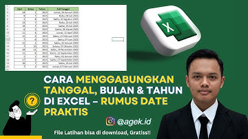 Cara Menggabungkan Tanggal, Bulan & Tahun di Excel – Rumus DATE Praktis