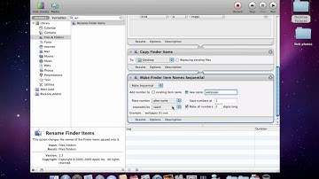 How to use Automator (Demo with image scaling and renaming)