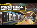 Montreal Metro Ride from Guy-Concordia to Lionel-Groulx Metro Station #montrealmetro