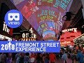 Las Vegas Downtown Fremont Street 2018 - walk at night (VR180)