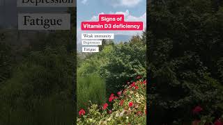  Signs of vitamin d3 deficiency