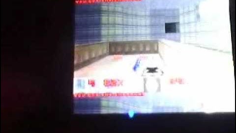 latest prboom version compiled and running on dingoo linux (still needs some work)