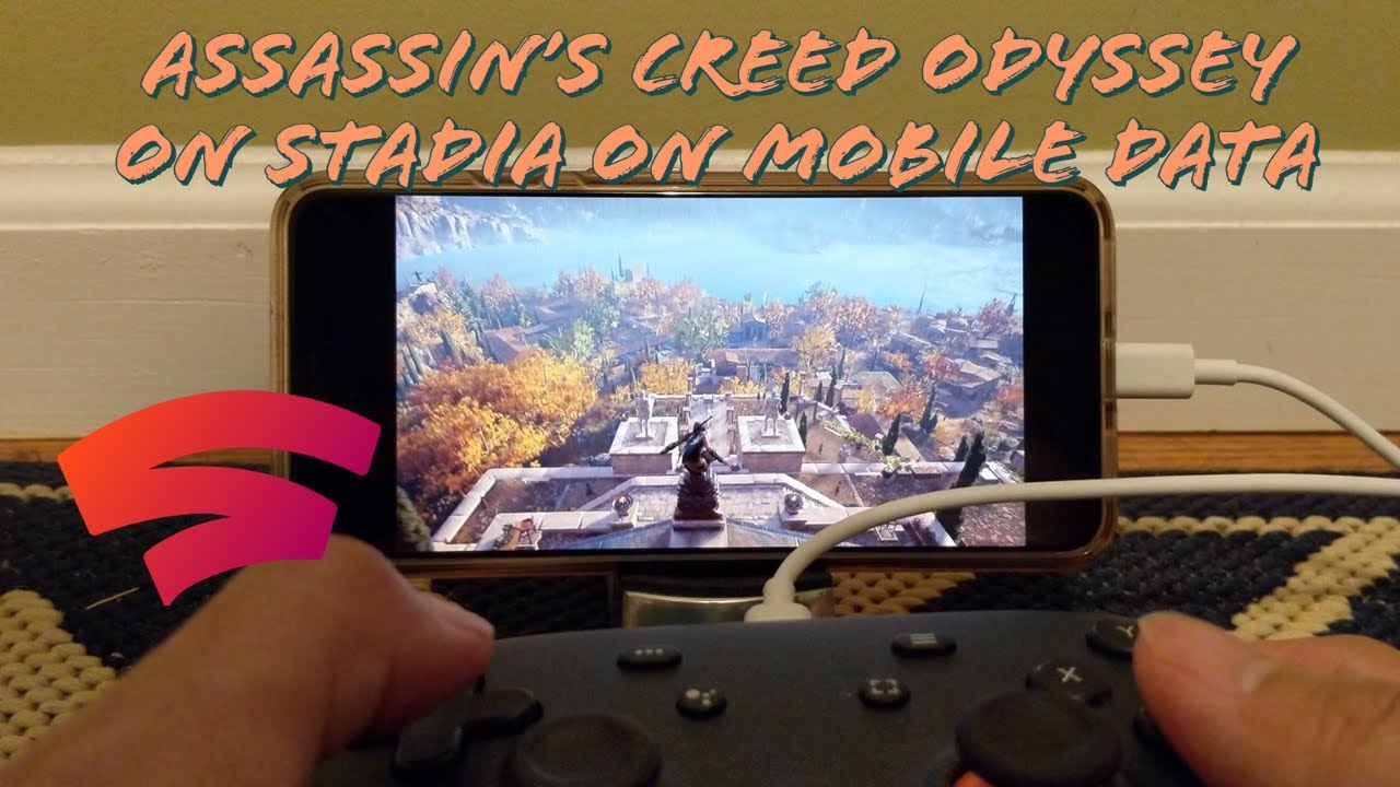 Assassin's Creed Odyssey on Stadia on mobile data.  Will it work?!