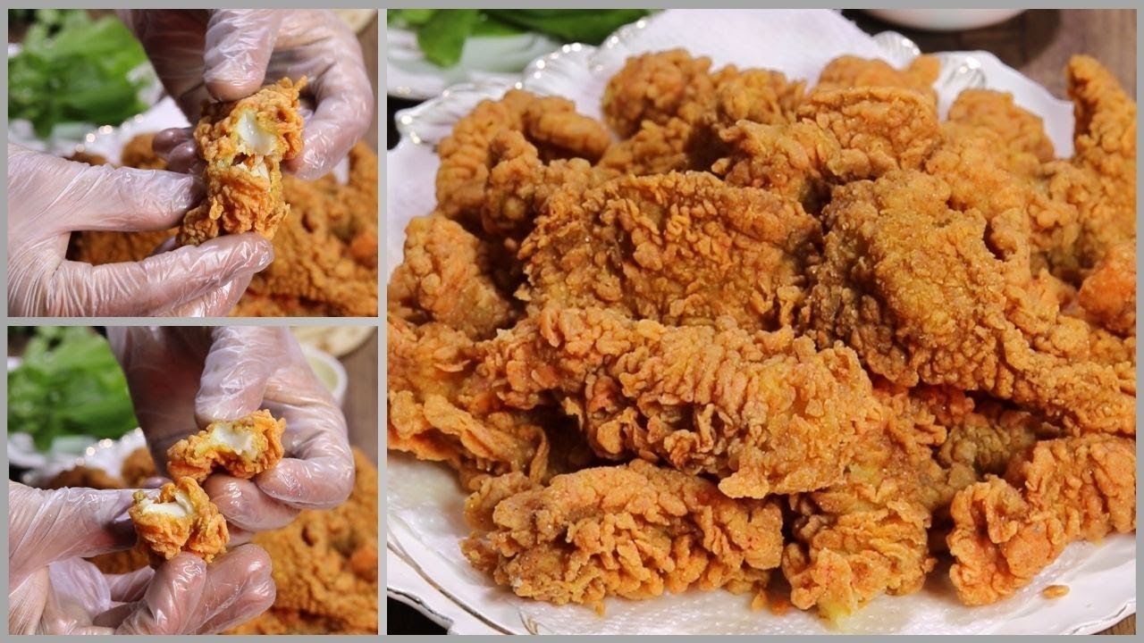 طريقة عمل السمك الفيليه المقلي الاستربس المقرمش 🦈 وداعا لعمل السمك بالطرق التقليدية بعد الان 👌