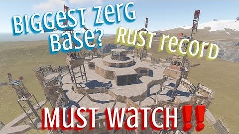 Biggest zerg base tour (World record, vanilla) MUST WATCH!!