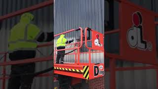 onsite spraying over plastisol cladding sheets