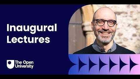 The Open University Inaugural Lecture - Professor Theo Zamenopoulos