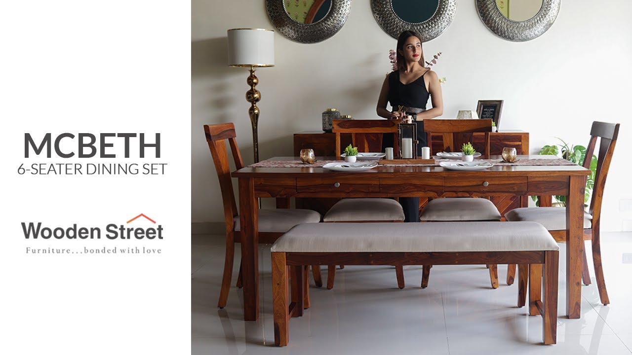 Tim extendable wooden dining table deals
