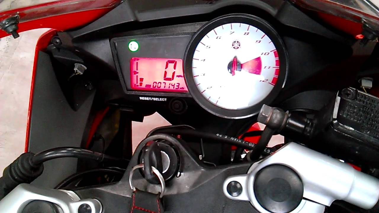 Yamaha YZF R125 Problem with spedo YouTube