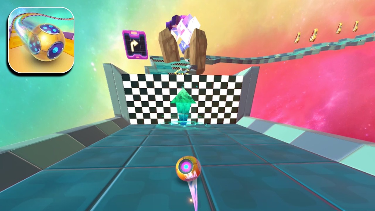 Sky Ball Odyssey Up Gameplay Speedrun Level 98