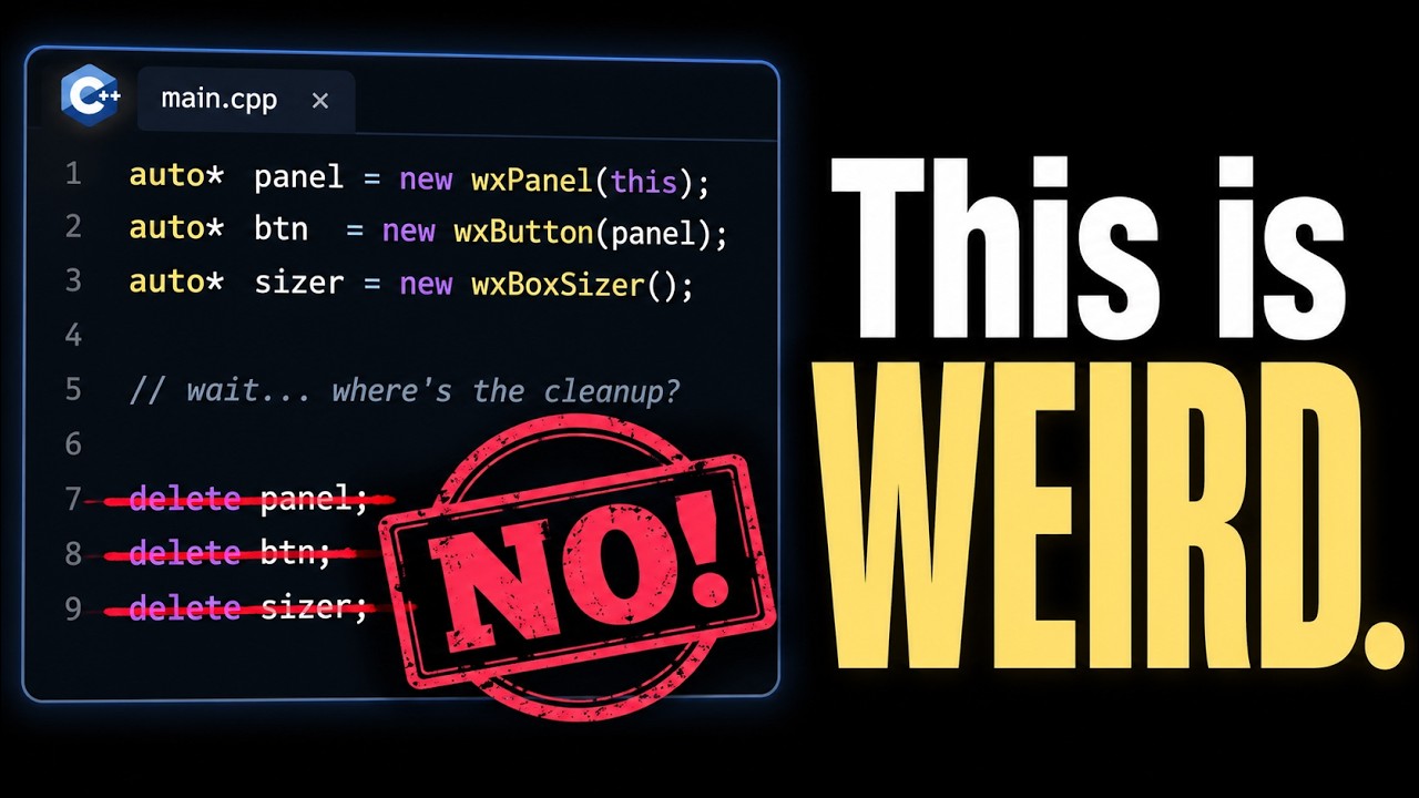 Master wxWidgets Memory Management: No More Crashes or Leaks (C++ ...