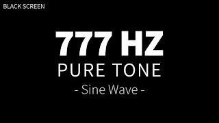 777 Hz Pure Tone - Sine Wave | ZADKIEL Archangel Guidance & Healing | Angelic Frequencies