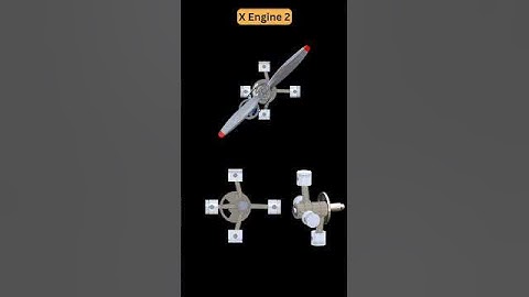 Aircraft - X Engine Part 2 | Working 3D Mechanism Design #solidworks #3ddesign #mechanical #engineer