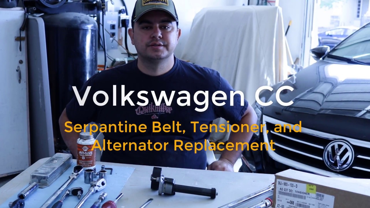 Volkswagen CC Belt / Tensioner / Alternator YouTube