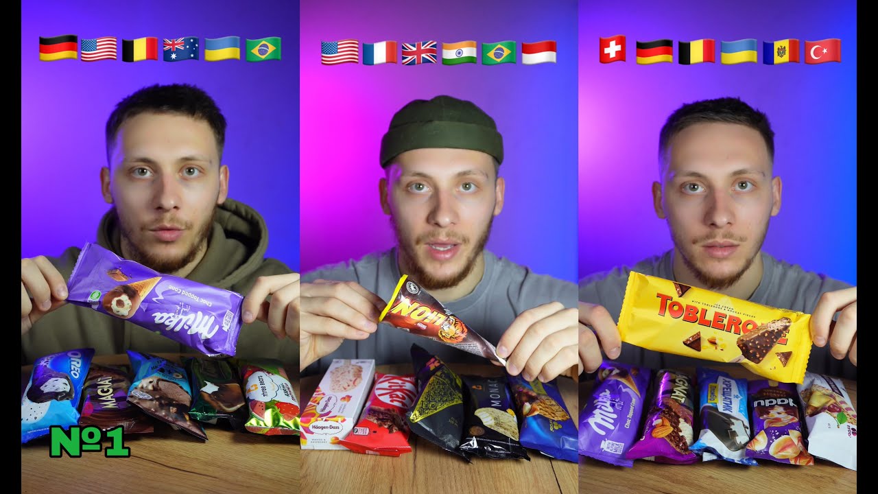 ICE CREAM FLAG MUKBANG(COMPILATION).№1