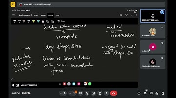 Assignment 6: Nature and properties of material